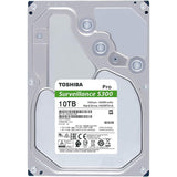 Toshiba S300 Pro Surveillance Internal Hard Drive - 10TB / 3.5-inch / SATA-III / 7200 RPM