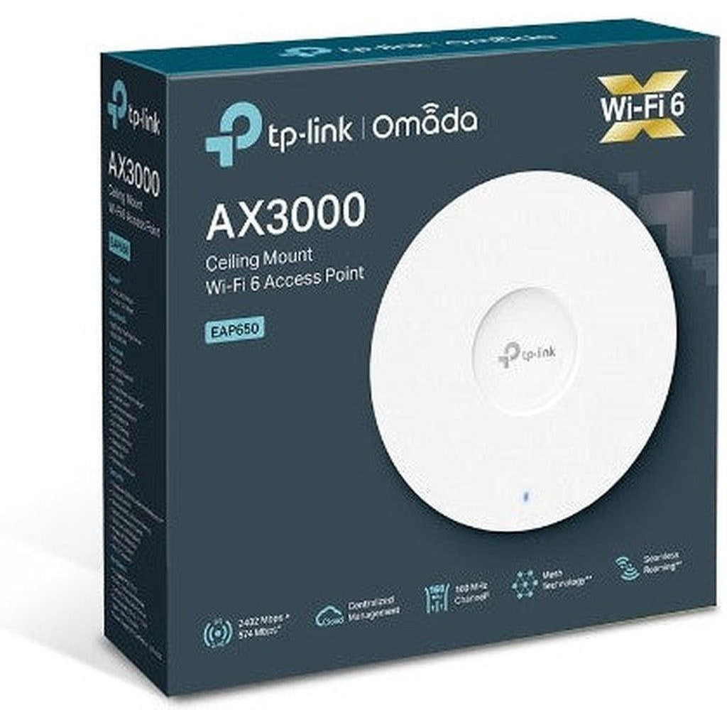 Tp-Link Eap650 Ax3000 Ceiling Mount Wifi 6 Access Point-Tp Link-TP Link-Star Light Kuwait