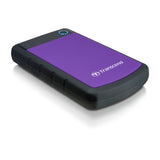 قرص صلب محمول Transcend StoreJet 25H3 Supreme مقاوم للصدمات بسعة 2 تيرابايت - بنفسجي