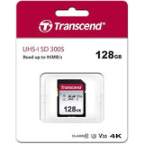 Transcend 512GB 300S(SD Card), Memory Card, SD Card, U3, V30, 4K UHD, Up to 100/55 MB/s - TS512GSDC300S