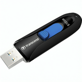 محرك أقراص فلاش Transcend USB 3.1 بدون غطاء TS512GJF790K أسود