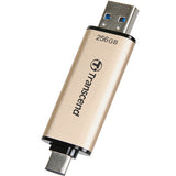 محرك أقراص فلاش Transcend JetFlash 930C 2 في 1 (256 جيجابايت) 