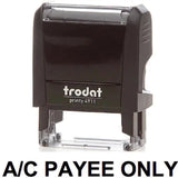 Trodat Printy 4911 Stamp "A-C Payee Only" - Black-Office Stamp-TRODAT-Star Light Kuwait