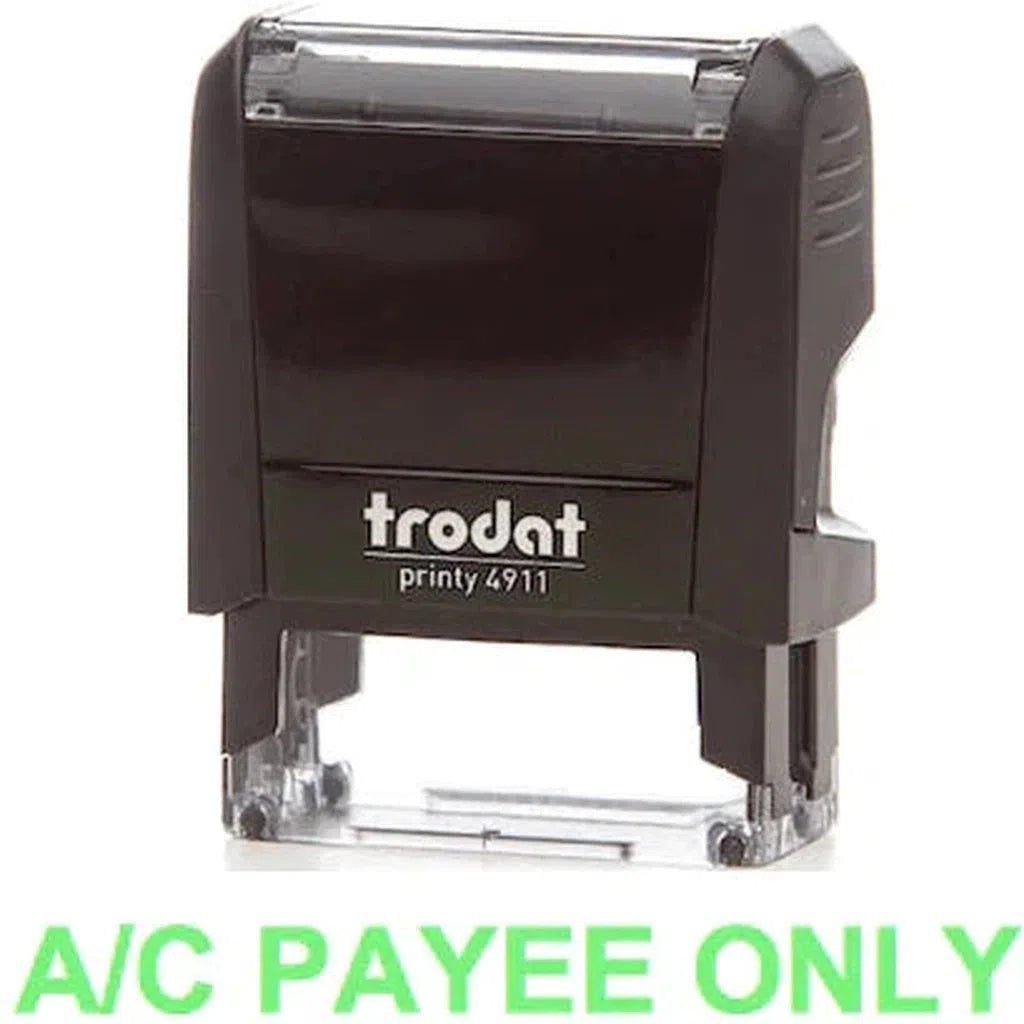 Trodat Printy 4911 Stamp "A-C Payee Only" - Green-Office Stamp-TRODAT-Star Light Kuwait
