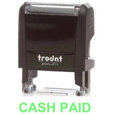 Trodat Printy 4911 Stamp "Cash Paid" - Green-Office Stamp-TRODAT-Star Light Kuwait