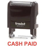 Trodat Printy 4911 Stamp "Cash Paid" - Red-Office Stamp-TRODAT-Star Light Kuwait