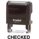 Trodat Printy 4911 Stamp "Checked" - Black-Office Stamp-TRODAT-Star Light Kuwait