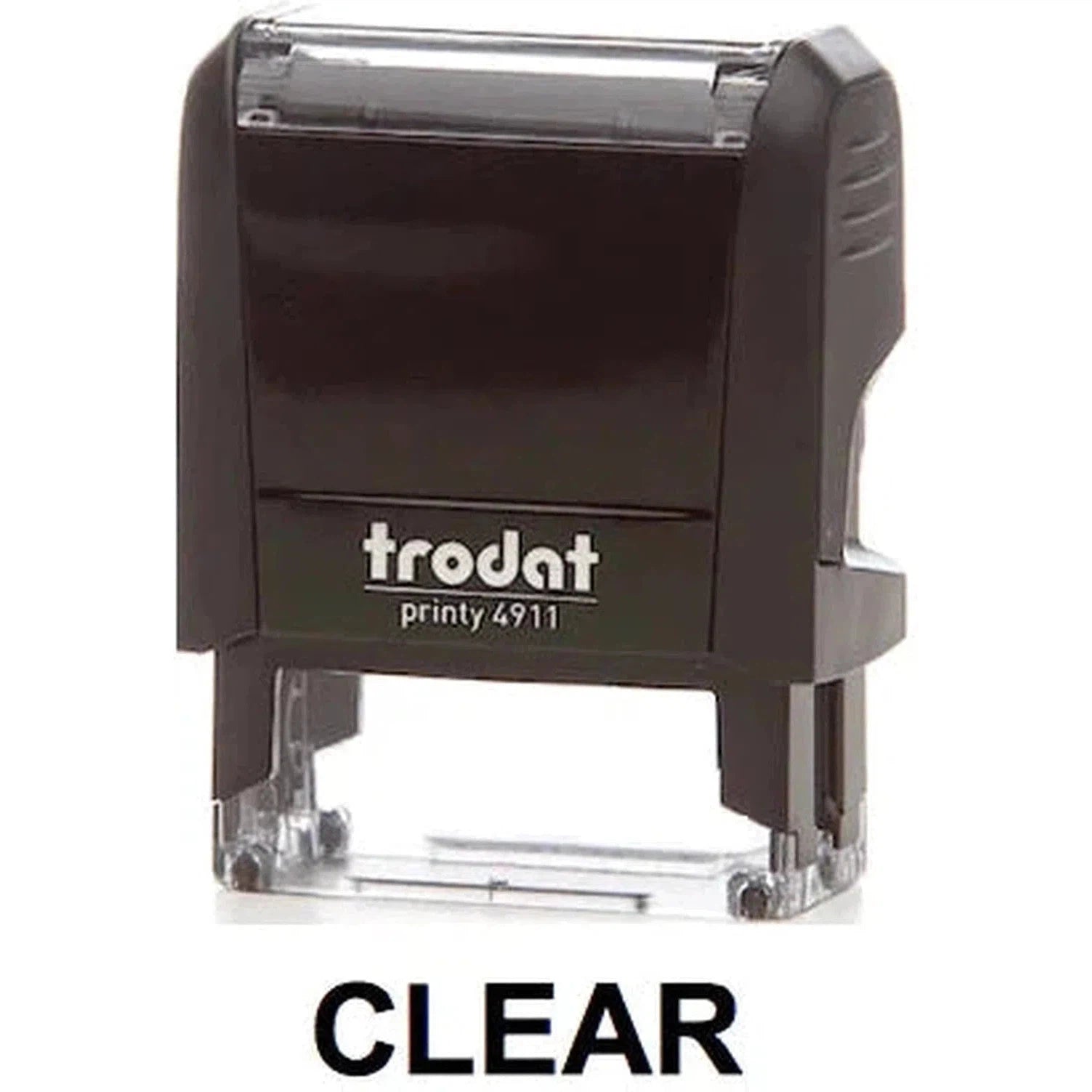 Trodat Printy 4911 Stamp "Clear" - Black-Office Stamp-TRODAT-Star Light Kuwait