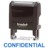 Trodat Printy 4911 Stamp "Confidential" - Blue-Office Stamp-TRODAT-Star Light Kuwait