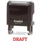 Trodat Printy 4911 Stamp "Draft" Red-Office Stamp-TRODAT-Star Light Kuwait