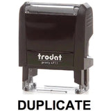 Trodat Printy 4911 Stamp "Duplicate" - Black-Office Stamp-TRODAT-Star Light Kuwait