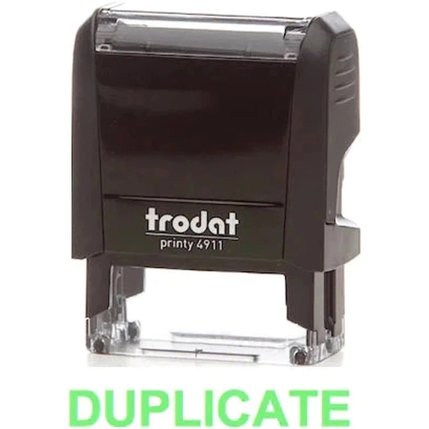 Trodat Printy 4911 Stamp "Duplicate" - Green-Office Stamp-TRODAT-Star Light Kuwait