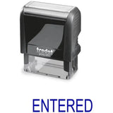 Trodat Printy 4911 Stamp "Entered" - Blue-Office Stamp-TRODAT-Star Light Kuwait