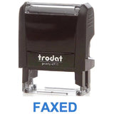 Trodat Printy 4911 Stamp "Faxed" - Blue-Office Stamp-TRODAT-Star Light Kuwait