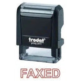 Trodat Printy 4911 Stamp "Faxed" - Red-Office Stamp-TRODAT-Star Light Kuwait