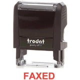 Trodat Printy 4911 Stamp "Faxed" - Red-Office Stamp-TRODAT-Star Light Kuwait