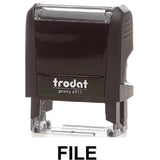 Trodat Printy 4911 Stamp "File" - Black-Office Stamp-TRODAT-Star Light Kuwait