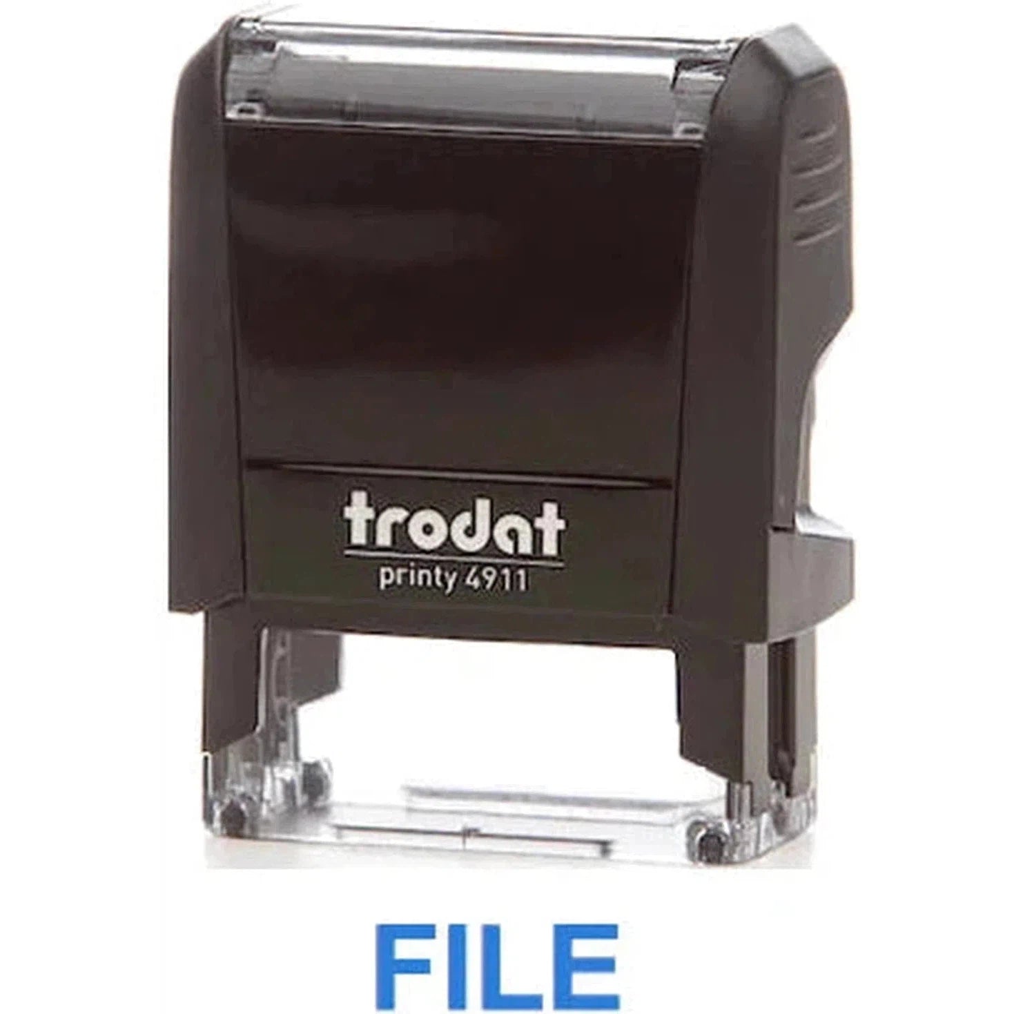 Trodat Printy 4911 Stamp "File" - Blue-Office Stamp-TRODAT-Star Light Kuwait