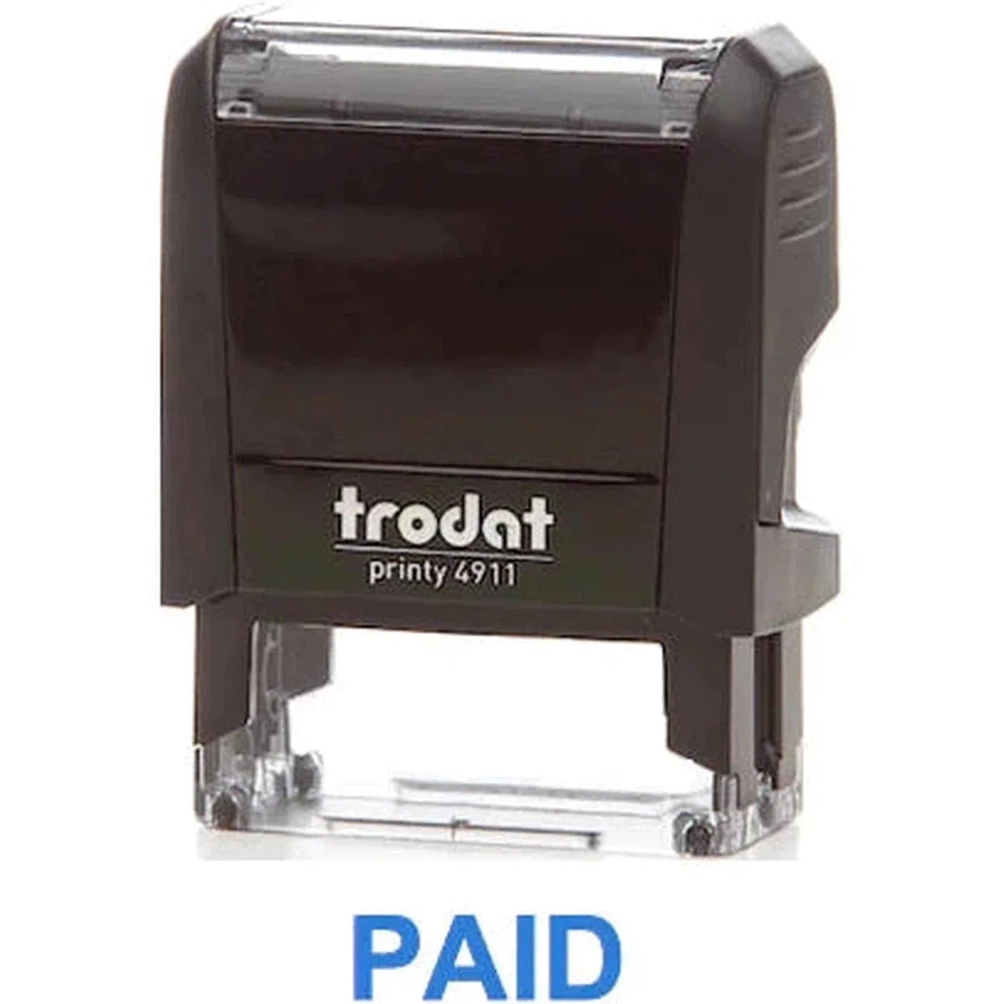 Trodat Printy 4911 Stamp "Paid" - Blue-Office Stamp-TRODAT-Star Light Kuwait