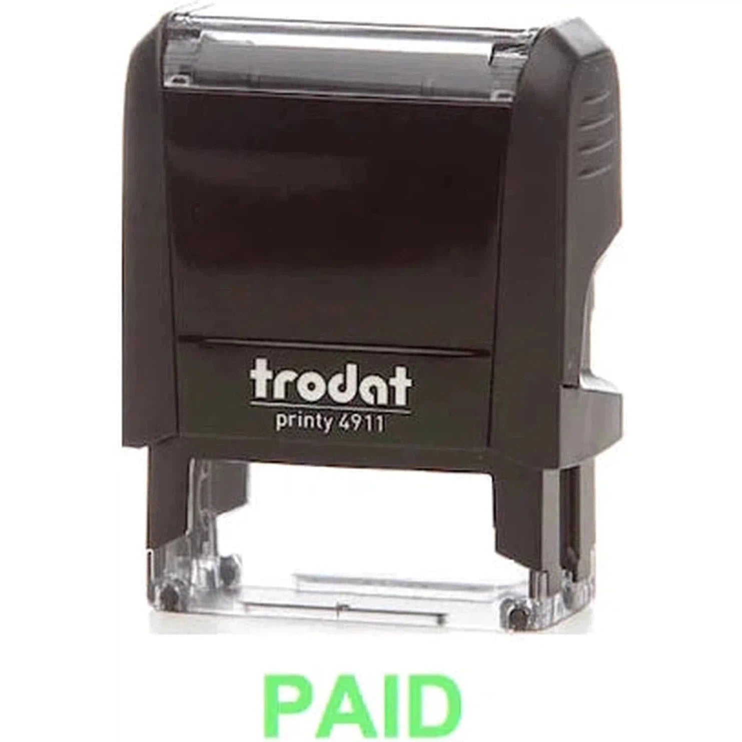 Trodat Printy 4911 Stamp "Paid" - Green-Office Stamp-TRODAT-Star Light Kuwait