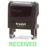 Trodat Printy 4911 Stamp "Received" - Green-Office Stamp-TRODAT-Star Light Kuwait