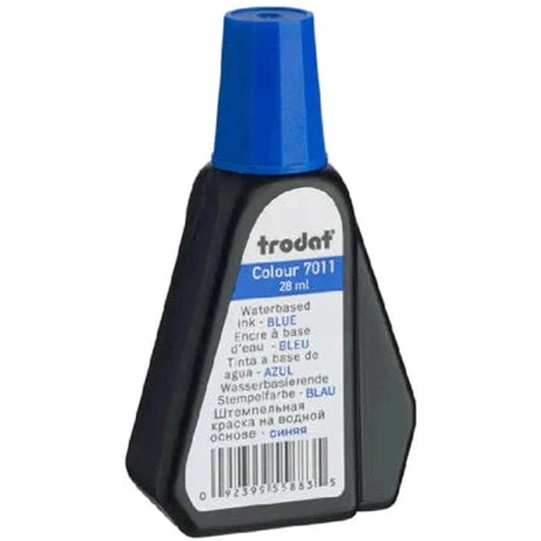 Trodat Water Based Ink For Ink Pad-Stamp Ink Pad-Other-Blue-Star Light Kuwait