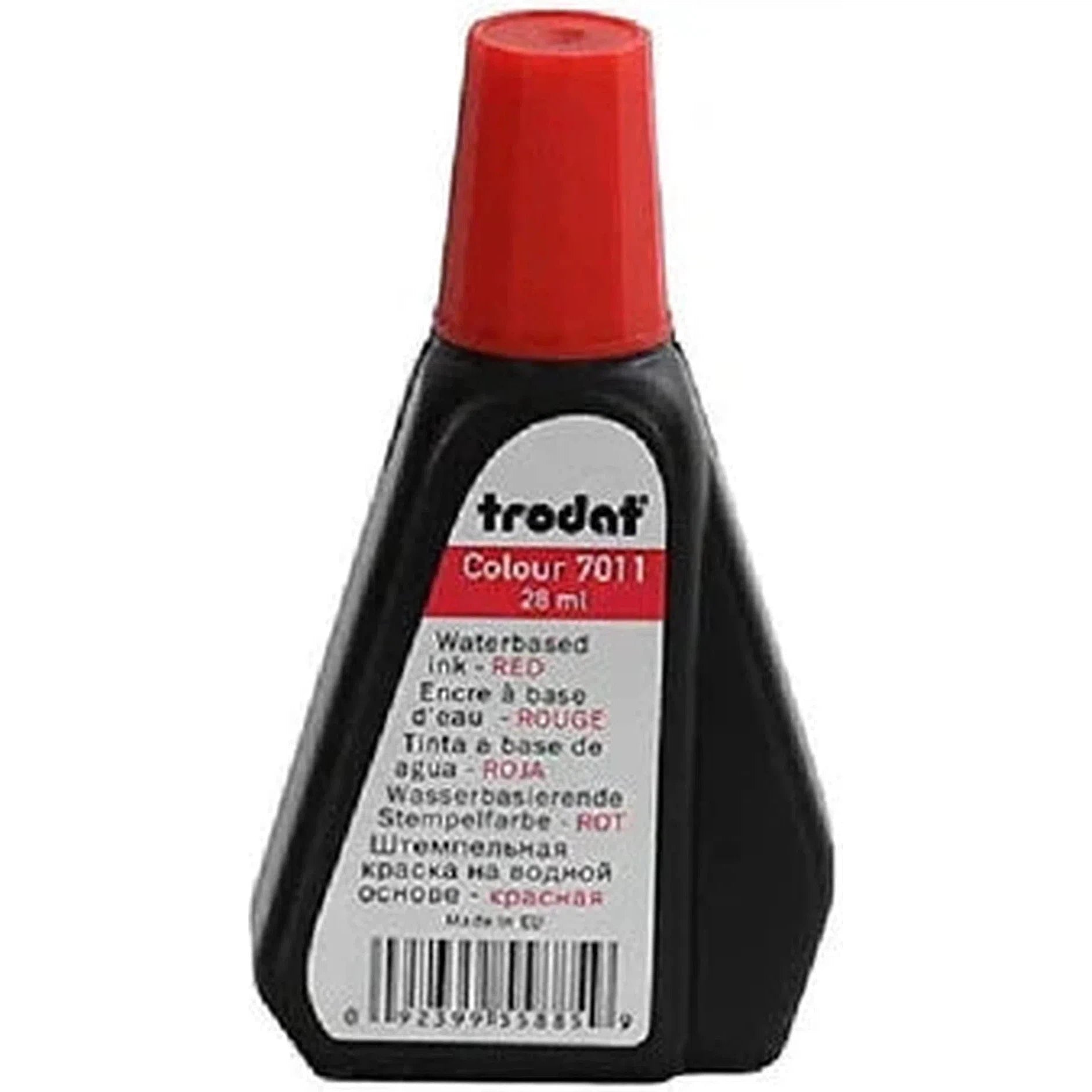 Trodat Water Based Ink For Ink Pad-Stamp Ink Pad-Other-Red-Star Light Kuwait