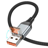 كابل شحن ونقل بيانات Hoco U128 Viking 2 في 1 من نوع USB/Type-C إلى Type-C