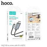 Hoco UA27 HD on-screen cable iP to HDTV - metal gray