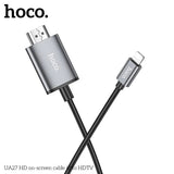 Hoco UA27 HD on-screen cable iP to HDTV - metal gray