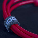 كابل صوت UDG Ultimate USB 2.0 AB أحمر مستقيم بطول 1 متر