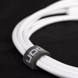 كابل صوت UDG Ultimate USB 2.0 AB أبيض مستقيم بطول 1 متر