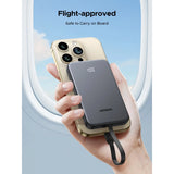 UGREEN 10000mAh 20W Power Bank with Built-in Cable- PB526