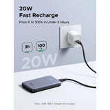 UGREEN 10000mAh 20W Zapix Series Two-way Fast Charging Power Bank – PB507