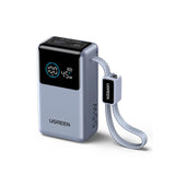 UGREEN 10000mAh 55W Nexode Pro Smart Digital Display Mini Power Bank with Build-in Type-C Cable – PB727
