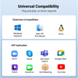 UGREEN – 1080P Webcam with Microphone - CM678