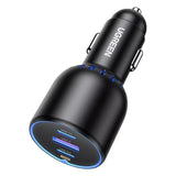 UGREEN 130W 3-Port Car Charger CD293 Black