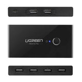 UGREEN 2 In 4 Out USB 3.0 Sharing Switch Box - US216