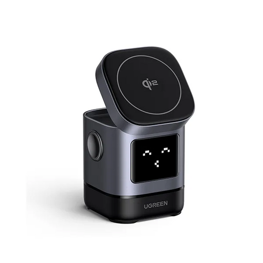 شاحن لاسلكي مغناطيسي 2 في 1 من UGREEN بقوة 20 واط W709