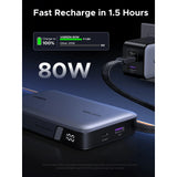 UGREEN 20000mAh 145W Power Bank with Built-in Cable – PB551