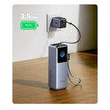 UGREEN 25000mAh – 200W Nexode Pro Power Bank with 35cm Braided Cable + 65cm Retractable Cable – PB728