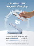UGREEN 25W Qi2 MagFlow 2-in-1 Magnetic Wireless Charger – W756 – 1 Year Warranty