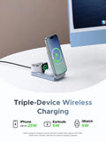 UGREEN 25W Qi2 MagFlow 3-in-1 Magnetic Wireless Charger – W757 – 65901 – 1 Year Warranty