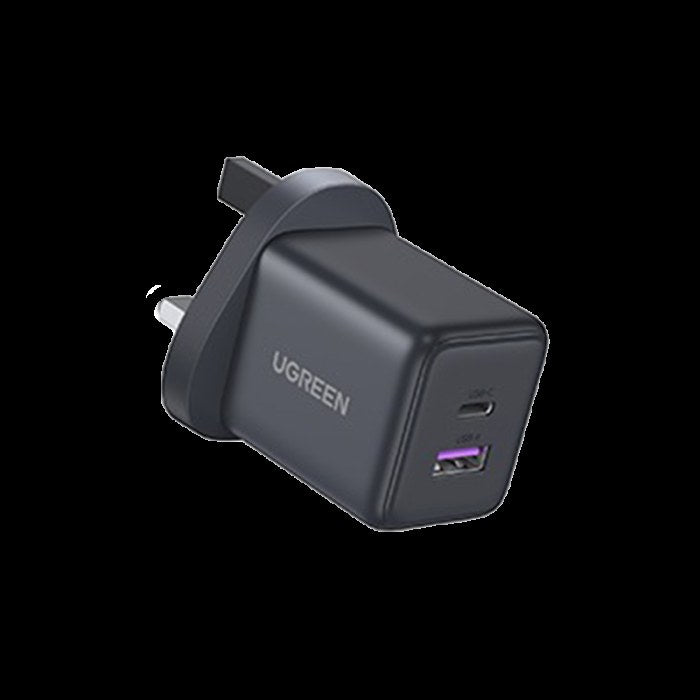 UGREEN 30W 2-Port GaN Fast Charger Space Grey UK