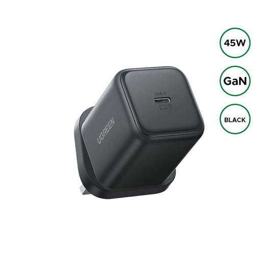 UGREEN 45W Type-C GaN Fast Charger UK – X524  1 Year Warranty