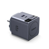 UGREEN 65W Nexode Pro GaN (USB-A*1 + Type-C*1) Fast Charger with Retractable Cable – X615 - 1 Year Warranty