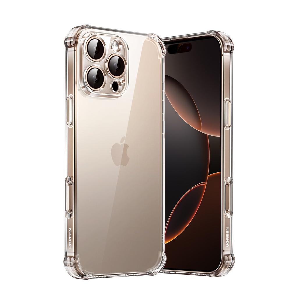 UGREEN Bright Cushion Protective Case for iPhone 16 Pro Max (Clear)