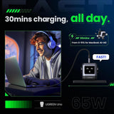 UGREEN Nexode RG 65W 3-Port GaN Fast Charger UK Grey - CD361