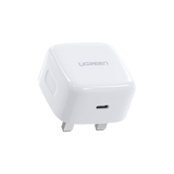 شاحن سريع UGREEN PD بقوة 20 واط، أبيض، المملكة المتحدة - CD137-W