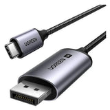 UGREEN USB-C to Display Port 8K Cable - 1 Meter / Grey